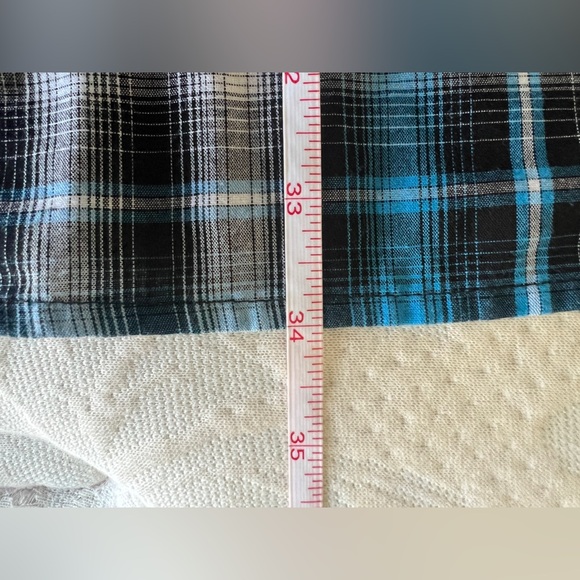 Wrangler Shirt Mens Blue Plaid Pearl Snap Western Button Up Size 3XL - Picture 9 of 11